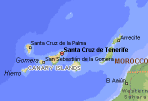Map of Canary Is.
